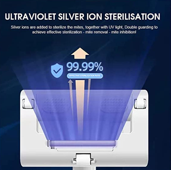 Portable Household Electric Mite Removal | Vacuum Cleaner | Bed Vacuum Cleaner, Mattress Vacuum Cleaner Powerful Suction | Handheld Couch Cleaner Machine Deep Cleaner For Bed Cleaning