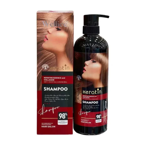 Wellice Hair Salon Keratin Essence And Collagen Shampoo – 800g